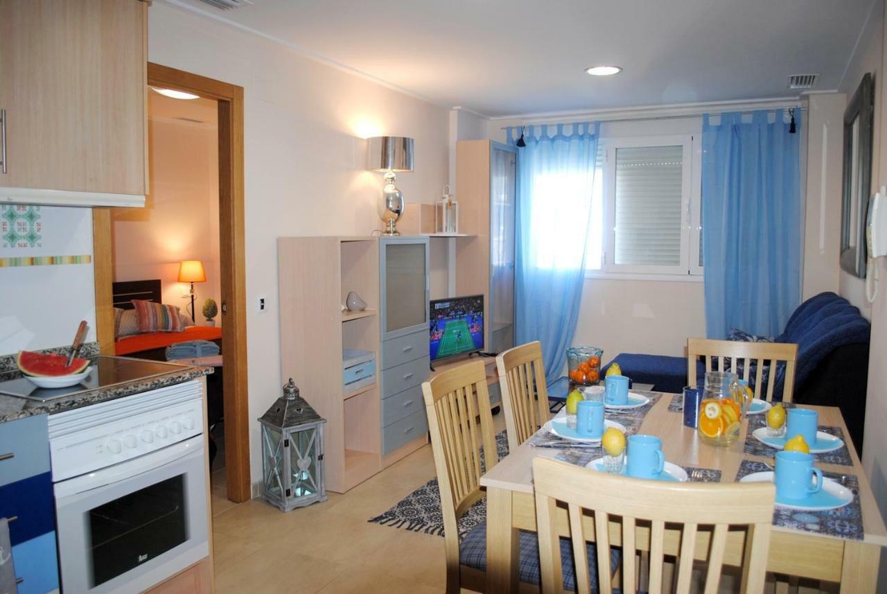 Chillout Grau De Gandia- Attico Para 6 Personas Invitamos Familias Y Jovenes, Dos Banos Luaran gambar