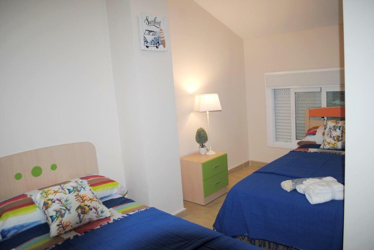 Chillout Grau De Gandia- Attico Para 6 Personas Invitamos Familias Y Jovenes, Dos Banos Luaran gambar
