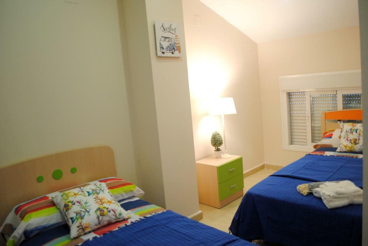 Chillout Grau De Gandia- Attico Para 6 Personas Invitamos Familias Y Jovenes, Dos Banos Luaran gambar